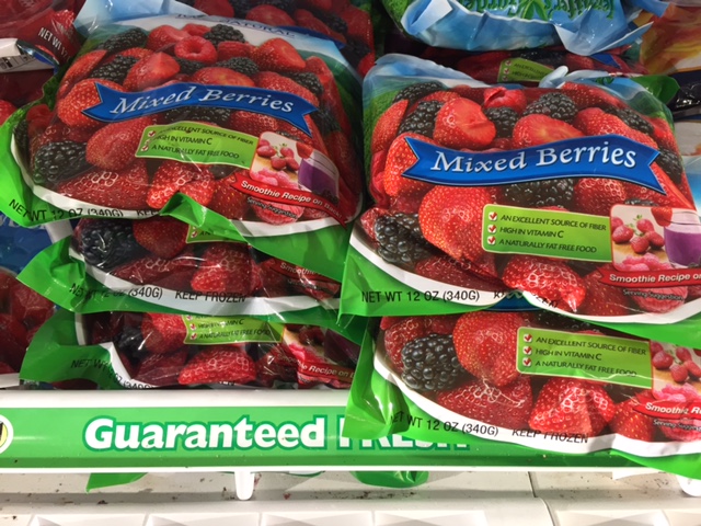 Dollar Store Frozen Berries
