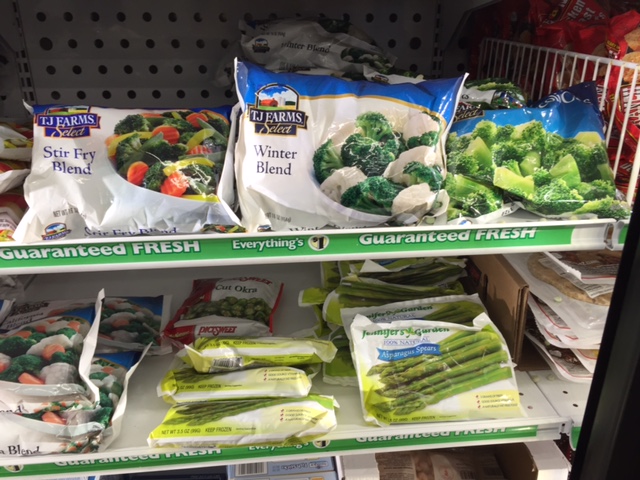 dollar store frozen vegetables