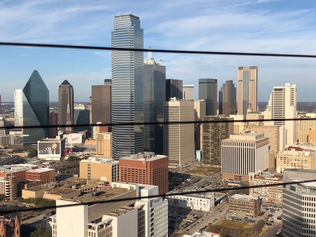 View of Downtown Dallas from GeO-Deck